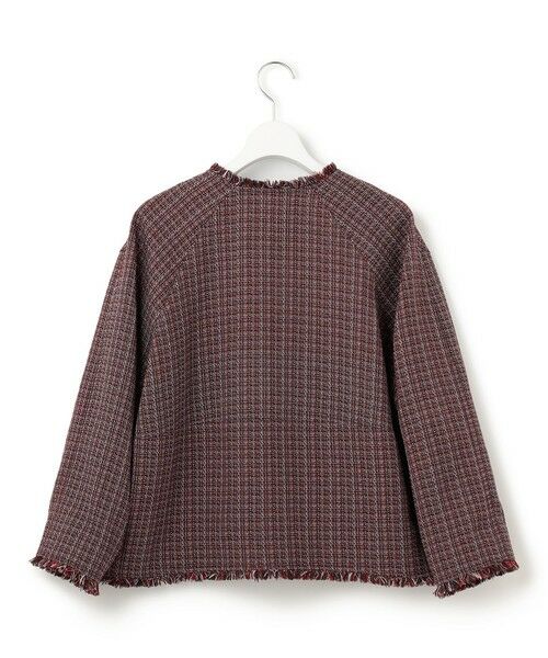 23区 / ニジュウサンク その他アウター | ツイーディーカラーミックス ノーカラー ジャケット | 詳細11