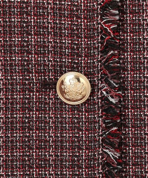 23区 / ニジュウサンク その他アウター | ツイーディーカラーミックス ノーカラー ジャケット | 詳細6