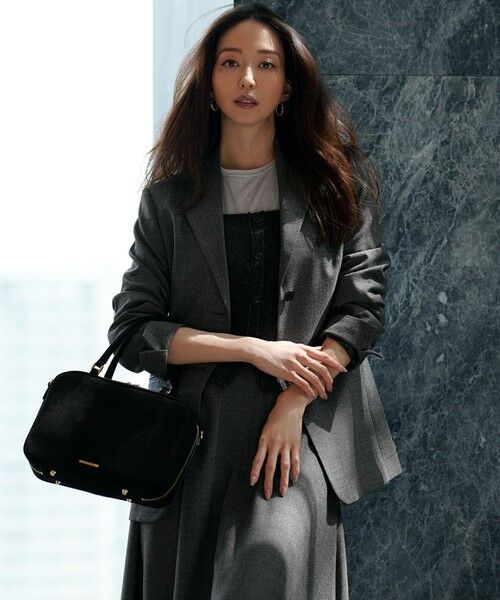 23区 / ニジュウサンク カットソー | 【洗える】シアーベロア ロングスリーブ Tシャツ | 詳細2