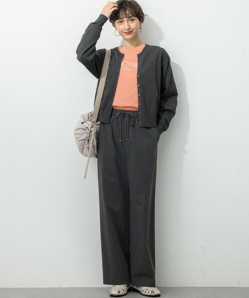 23区 / ニジュウサンク カットソー | 【洗える】ロゴプリント コットン Tシャツ | 詳細7