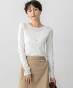 23区 / ニジュウサンク カットソー | 【滝沢眞規子さん着用/洗える】シアーレイヤード カットソー