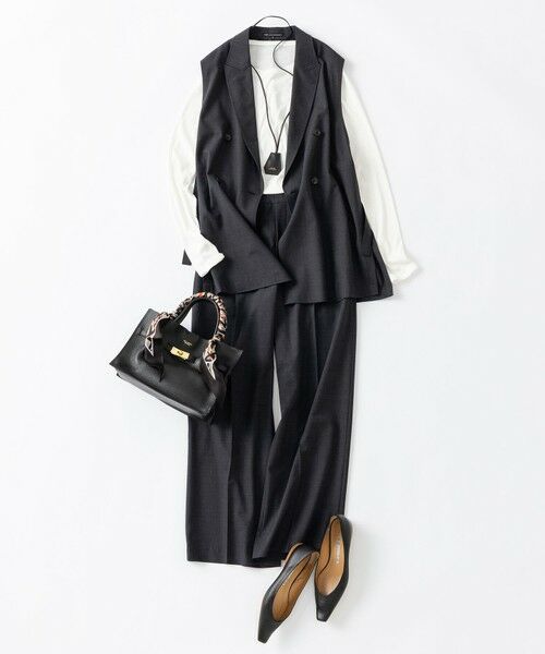 23区 / ニジュウサンク カットソー | 【滝沢眞規子さん着用/洗える】シアーレイヤード カットソー | 詳細7