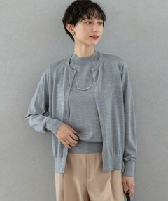 23区 / ニジュウサンク カーディガン・ボレロ | 【洗える】サステナブルウール ベーシック カーディガン