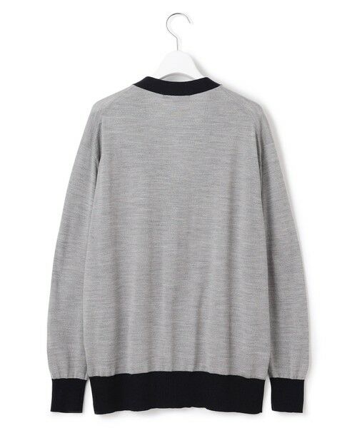 23区 / ニジュウサンク カーディガン・ボレロ | 【洗える】サステナブルウール Vネック バイカラー カーディガン | 詳細7