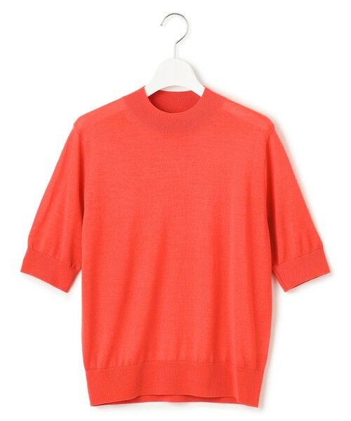 23区 / ニジュウサンク ニット・セーター | 【洗える】サステナブルウール モックネック 5分袖 ニット | 詳細9