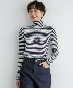 23区 / ニジュウサンク ニット・セーター | 【CLASSY.掲載/洗える】スムージーコットン タートルネック ニット
