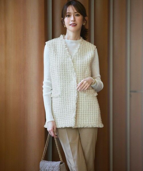 23区 / ニジュウサンク ニット・セーター | 【洗える】シアーリブハイネック ニット | 詳細1