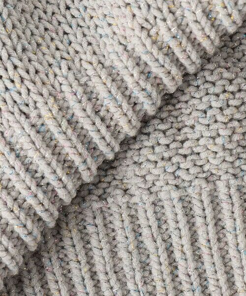 23区 / ニジュウサンク ニット・セーター | 【洗える】ルレックスバルキー5分袖 ラメ ニット | 詳細14