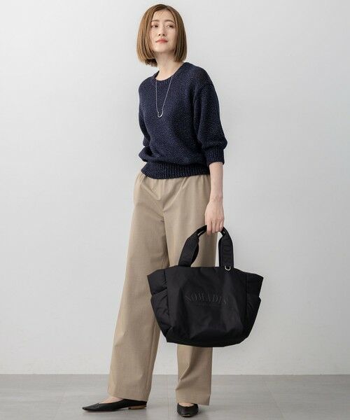 23区 / ニジュウサンク ニット・セーター | 【洗える】ルレックスバルキー5分袖 ラメ ニット | 詳細16