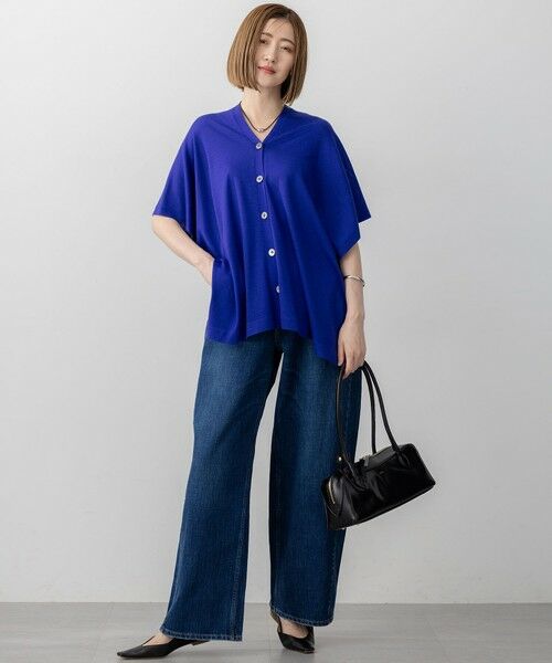 23区 / ニジュウサンク ニット・セーター | 【洗える】コンパクトウール マルチウェイ ニットポンチョ | 詳細5