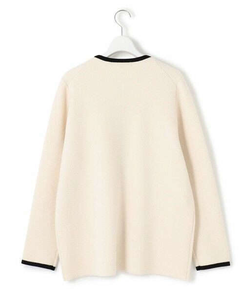 23区 / ニジュウサンク その他アウター | 【洗える】ミニブークレニット バイカラー ジャケット | 詳細7