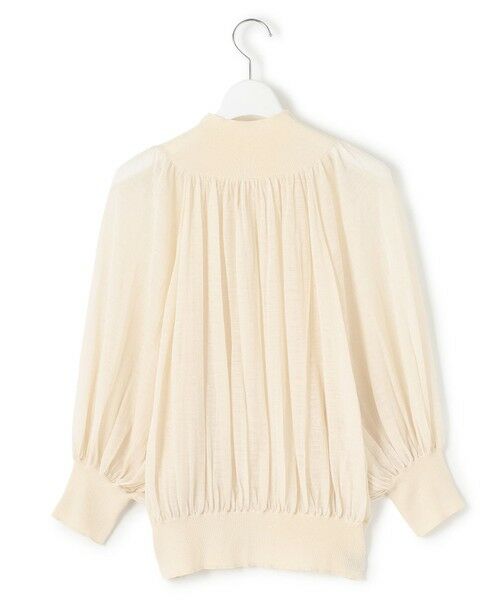 23区 / ニジュウサンク ニット・セーター | 【洗える】シアーギャザー ハイネック ニット | 詳細11