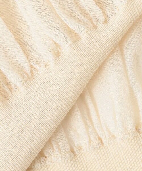 23区 / ニジュウサンク ニット・セーター | 【洗える】シアーギャザー ハイネック ニット | 詳細15