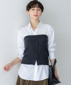 23区 / ニジュウサンク ニット・セーター | 【洗える】ラクーンブレンド ファー ビスチェ