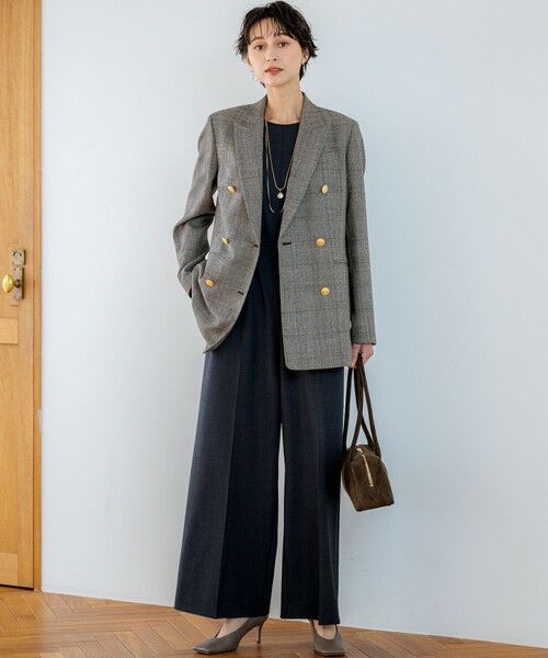 23区 / ニジュウサンク サロペット・オールインワン | 【洗える】TWマットクロス オールインワン | 詳細3