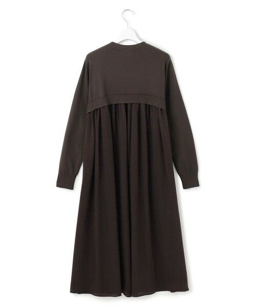 23区 / ニジュウサンク ミニ丈・ひざ丈ワンピース | 【洗える/吊り干しOK】ヴィスコースストレッチ  バックデザイン ニットワンピース | 詳細9