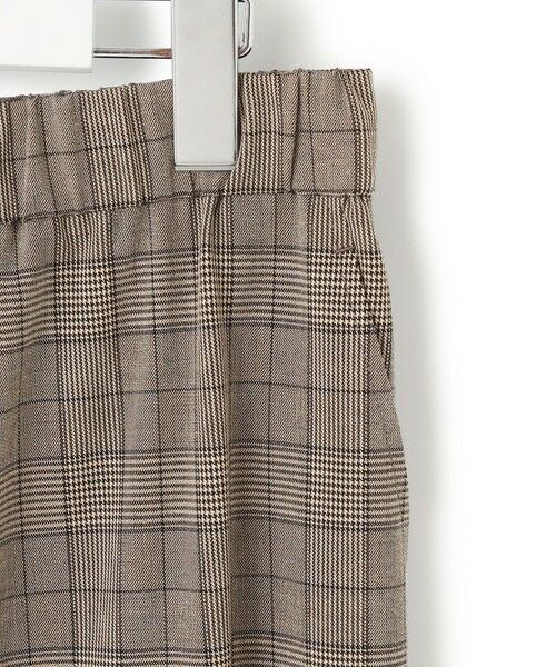 23区 / ニジュウサンク その他パンツ | 【洗える】ドライ2WAYストレッチ チェック ワイド パンツ | 詳細17