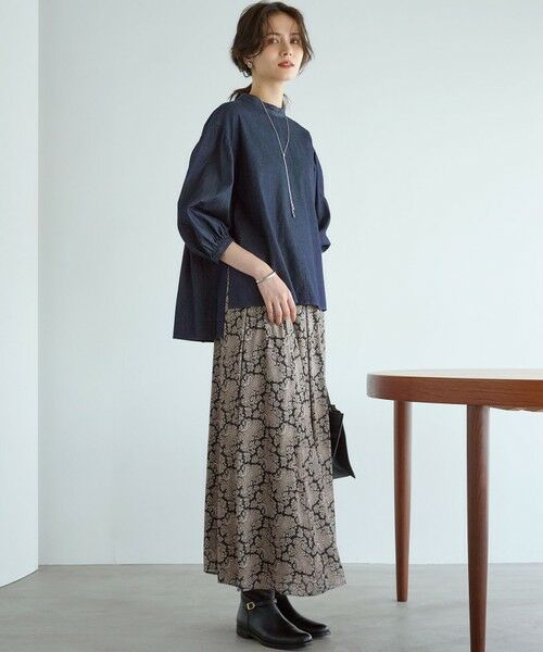 23区 / ニジュウサンク ミニ・ひざ丈スカート | 【洗える】Ratti ヴィンテージペイズリープリント スカート | 詳細2