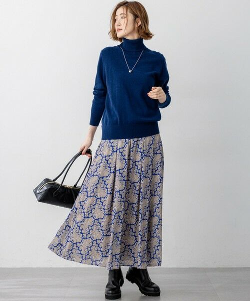 23区 / ニジュウサンク ミニ・ひざ丈スカート | 【洗える】Ratti ヴィンテージペイズリープリント スカート | 詳細14