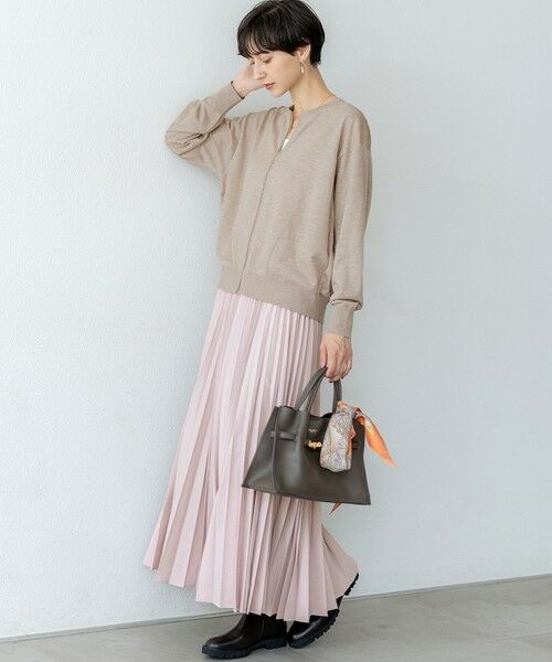 23区 / ニジュウサンク ロング・マキシ丈スカート | 【見上愛さん着用/CanCam11月号掲載】パウダリータイプライター プリーツ スカート | 詳細11