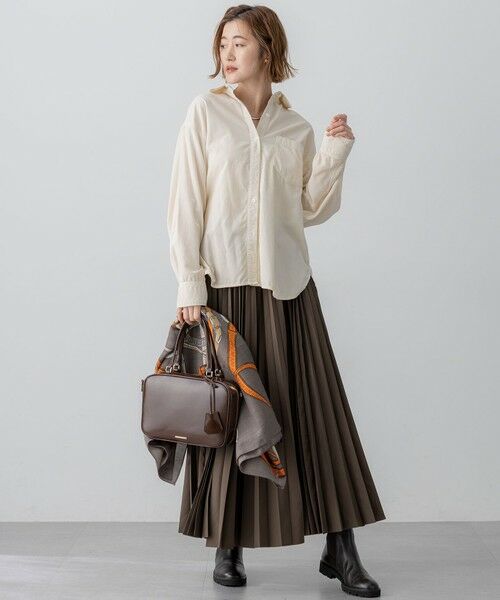 23区 / ニジュウサンク ロング・マキシ丈スカート | 【見上愛さん着用/CanCam11月号掲載】パウダリータイプライター プリーツ スカート | 詳細18