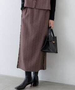 23区 / ニジュウサンク ミニ・ひざ丈スカート | 【GLOW10月号掲載/洗える】ツイーディーカラーミックス  Iライン スカート