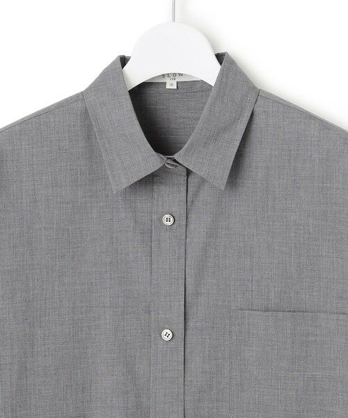 23区 / ニジュウサンク シャツ・ブラウス | 【SLOW/一部店舗限定】ライトタンブラータフタ バックボタン シャツ | 詳細4