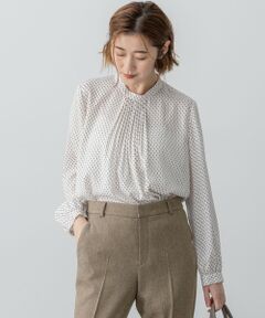 23区 / ニジュウサンク シャツ・ブラウス | 【洗える】グラデーションドットプリント ブラウス