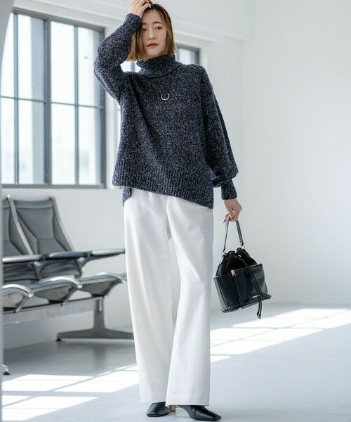 23区 / ニジュウサンク ショルダーバッグ | スエード コンビ ドロスト バッグ | 詳細17