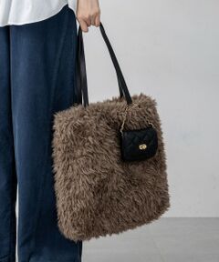 23区 / ニジュウサンク トートバッグ | フェイクファー トートバッグ