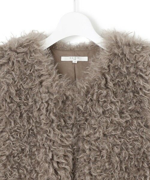 23区 / ニジュウサンク その他アウター | 【SLOW/一部店舗限定】フェイクファー ジレ | 詳細10