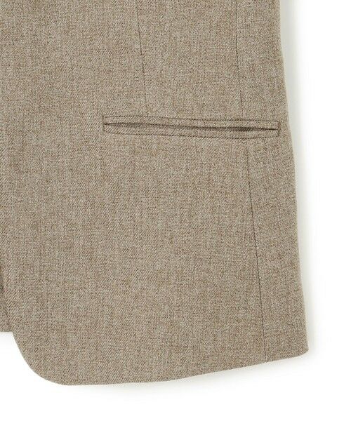 23区 / ニジュウサンク ノーカラージャケット | 【洗える】ウールライクカルゼ ノーカラー ジャケット | 詳細10