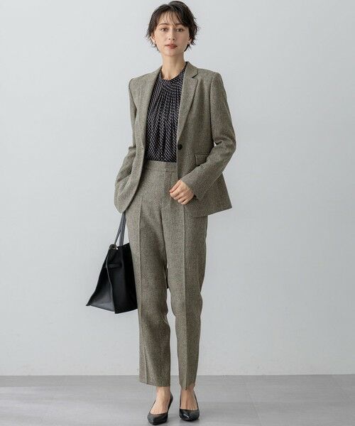 23区 / ニジュウサンク テーラードジャケット | 【洗える】ウールライクカルゼ テーラード ジャケット | 詳細2