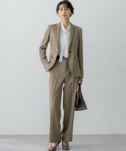 23区 / ニジュウサンク テーラードジャケット | 【洗える】ウールライクカルゼ テーラード ジャケット | 詳細12