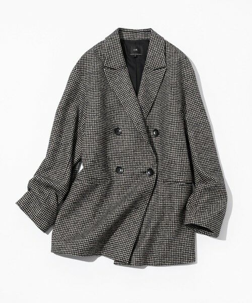 23区 / ニジュウサンク その他アウター | 【見上愛さん着用/VERY12月号掲載】ループミックスツイード ダブル ジャコット | 詳細8
