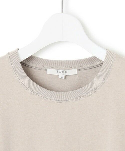 23区 / ニジュウサンク カットソー | 【SLOW/一部店舗限定】MVSコットン ヴィンテージ風 ロゴTEE | 詳細4