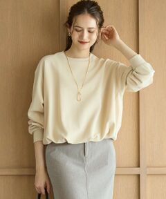 23区 / ニジュウサンク カットソー | 【SLOW/一部店舗限定】ライトダンボール バルーン スウェット