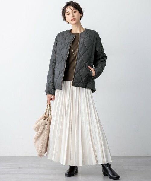 23区 / ニジュウサンク カットソー | 【洗える】ウールミルドジャージー フォルム カットソー | 詳細8