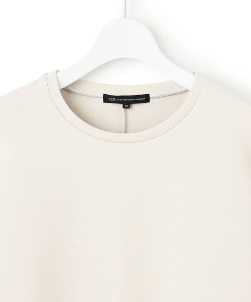 23区 / ニジュウサンク カットソー | 【VERY掲載/洗える】コットンエアーダンボール サイドジップ カットソー | 詳細14