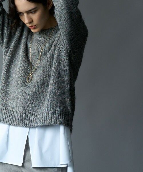 23区 / ニジュウサンク カットソー | 【VERY掲載/洗える】ナチュラルコットンベア シャツレイヤード カットソー | 詳細3