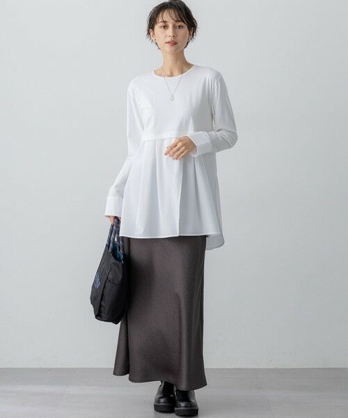 23区 / ニジュウサンク カットソー | 【VERY掲載/洗える】ナチュラルコットンベア シャツレイヤード カットソー | 詳細5