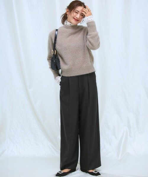 23区 / ニジュウサンク カットソー | 【洗える】ナチュラルコットンベア レースレイヤード カットソー | 詳細4