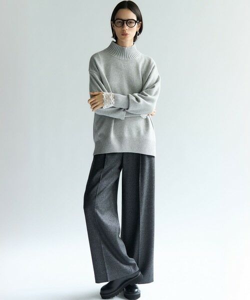 23区 / ニジュウサンク カットソー | 【洗える】ナチュラルコットンベア レースレイヤード カットソー | 詳細6