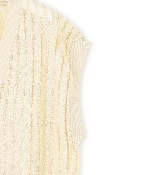 23区 / ニジュウサンク ニット・セーター | 【SLOW/一部店舗限定】フリンジニット ジレ | 詳細6