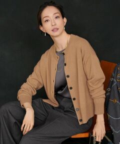 23区 / ニジュウサンク カーディガン・ボレロ | 【見上愛さん着用/STORY掲載】ピュアカシミヤ クルーネック カーディガン