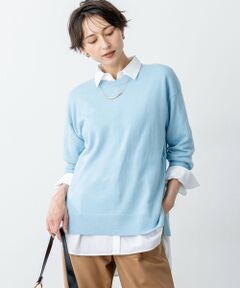 23区 / ニジュウサンク ニット・セーター | 【見上愛さん着用/Oggi・STORY掲載】ピュアカシミヤ クルーネック ニット