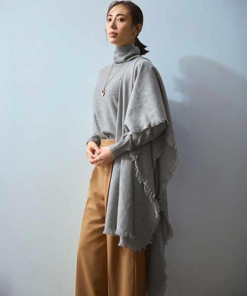 23区 / ニジュウサンク ニット・セーター | 【滝沢眞規子さん着用/Oggi掲載/洗える】ピュアカシミヤ タートルネック ニット | 詳細1