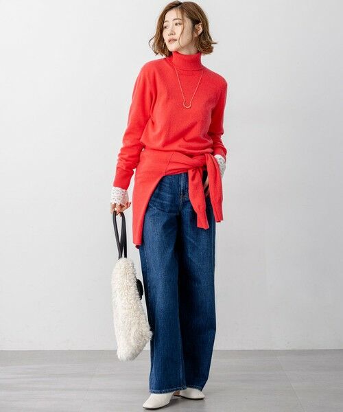 23区 / ニジュウサンク ニット・セーター | 【滝沢眞規子さん着用/BAILA掲載/洗える】ピュアカシミヤ タートルネック ニット | 詳細17