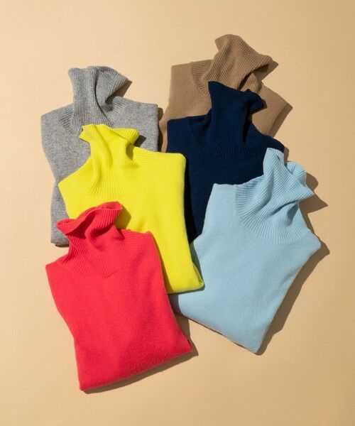 23区 / ニジュウサンク ニット・セーター | 【滝沢眞規子さん着用/BAILA掲載/洗える】ピュアカシミヤ タートルネック ニット | 詳細18