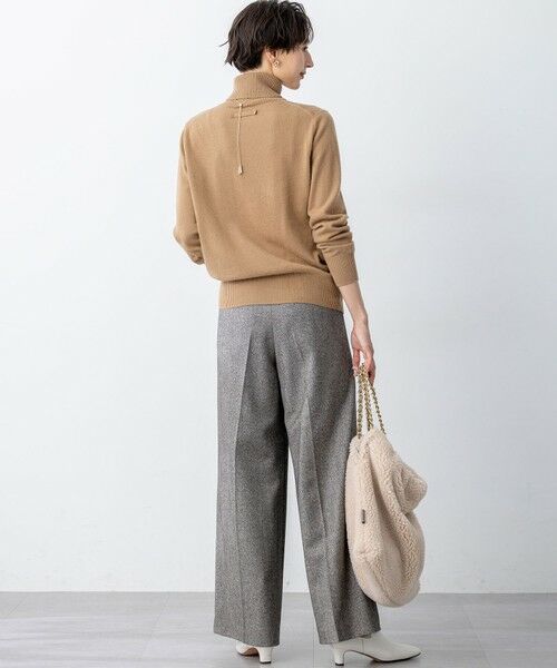 23区 / ニジュウサンク ニット・セーター | 【滝沢眞規子さん着用/Oggi掲載/洗える】ピュアカシミヤ タートルネック ニット | 詳細25
